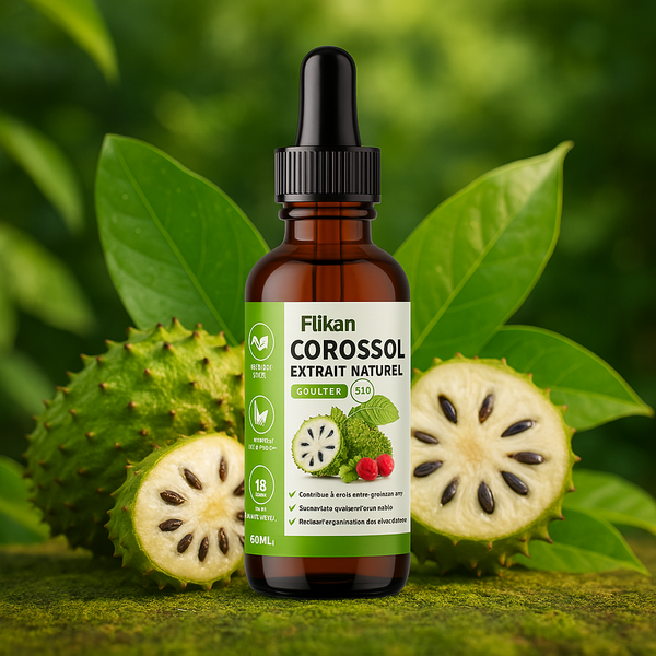 Extrait de gouttes de corossol 100% bio
